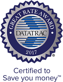 Datatrac Certified Rate Award 2017.