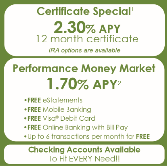 Deposit Web deposit specials