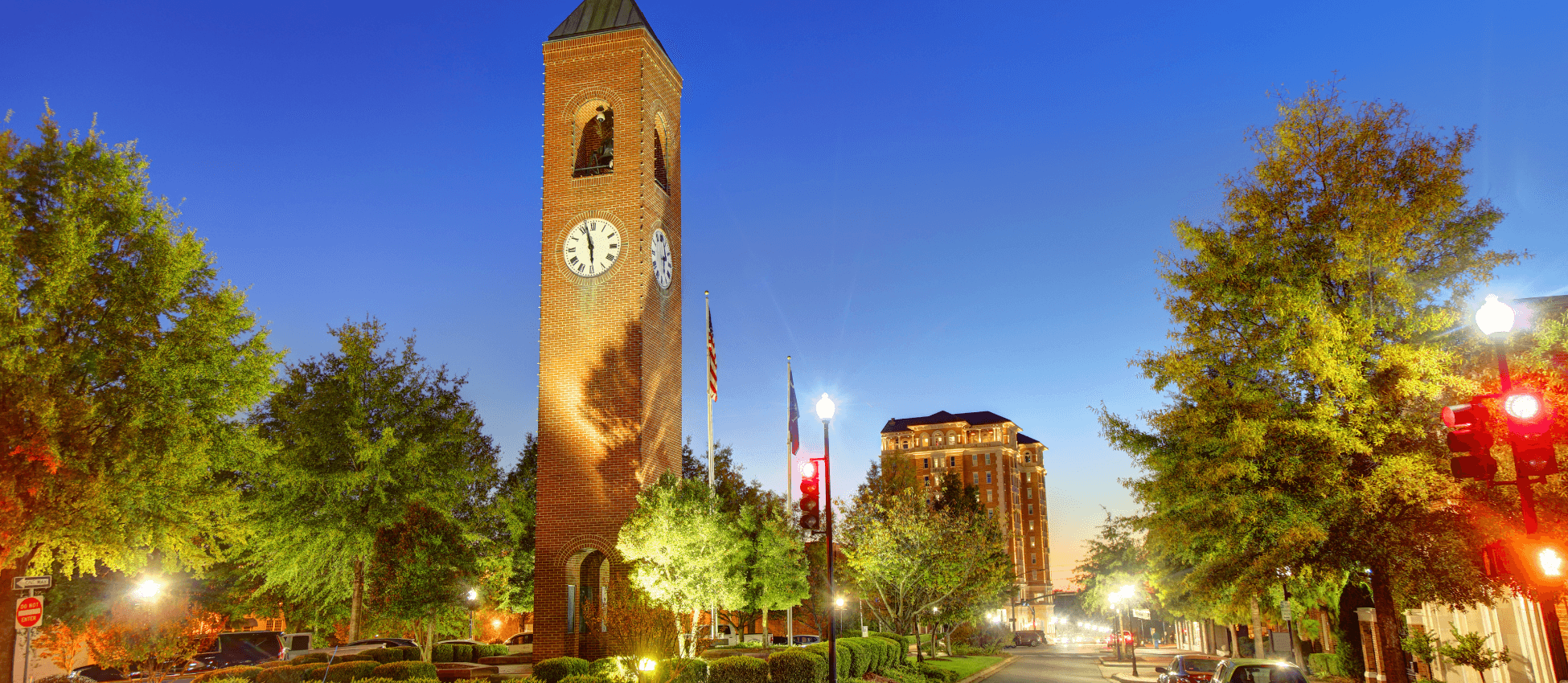 photo of clock tower in south carolina